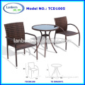 Restaurant Hotel Outdoor furniture Chair Garden rattan material Dining Set TCD1005